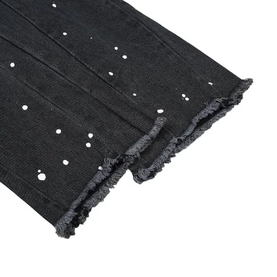 Джинсы Gallery Dept. LA Flare Paint Splatter "Black" фото № 3