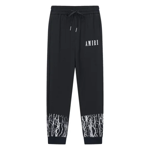 Штаны Amiri Print Below - Cracks "Black"