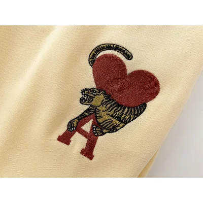 Штаны Amiri Logo-Protecting the Heart "Cream" фото № 3