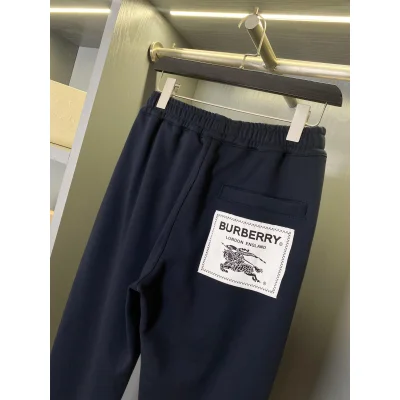 Штаны Burberry Print On The Pocket Warrior And Horse "Blue" фото № 5