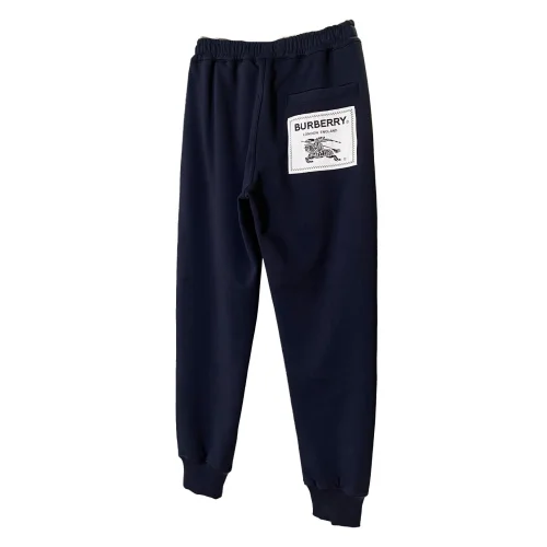 Штаны Burberry Print On The Pocket Warrior And Horse "Blue"