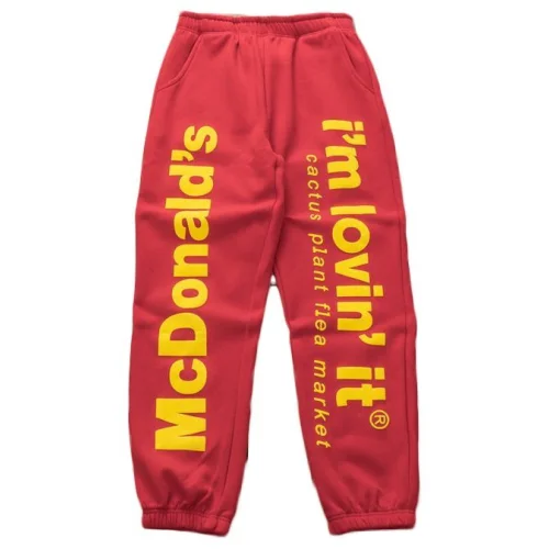 Штаны Cactus Jack Merch Mcdonalds "Red"