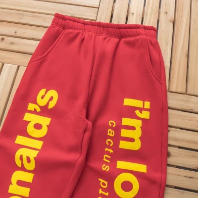 Штаны Cactus Jack Merch Mcdonalds "Red" фото № 4