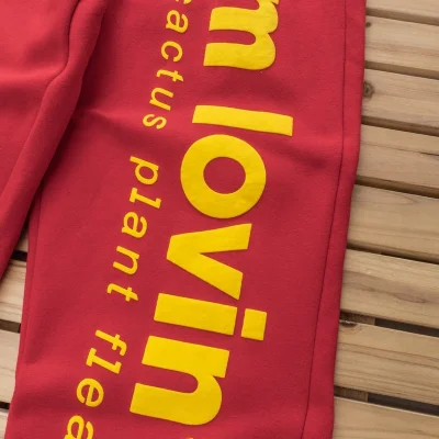 Штаны Cactus Jack Merch Mcdonalds "Red" фото № 6