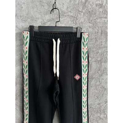 Штаны Casablanca Leaves On The Sides Print "Black" фото № 5 Штаны Casablanca Leaves On The Sides Print "Black" фото № 5