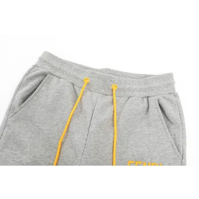 Штаны Fendi Yellow Shoelaces "Gray" фото № 2 Штаны Fendi Yellow Shoelaces "Gray" фото № 2