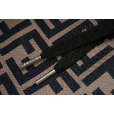 Штаны Fendi With Black Letter Print "Brown" фото № 6