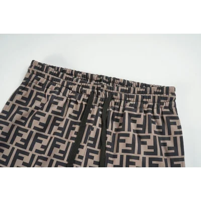 Штаны Fendi With Black Letter Print "Brown" фото № 7