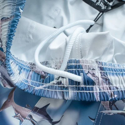 Штаны Palm Angels With Text Logo Patch "Blue" фото № 5