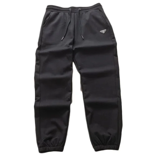 Штаны Prada Small Logo On Rivets "Black"