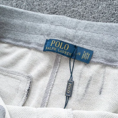 Штаны Ralph Lauren With Red Logo "White/Gray" фото № 7