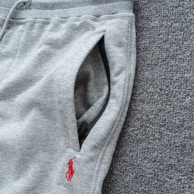 Штаны Ralph Lauren With Red Logo "White/Gray" фото № 8