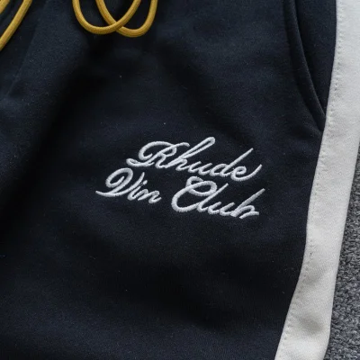 Штаны Rhude Vin Club - Text "Black" фото № 5