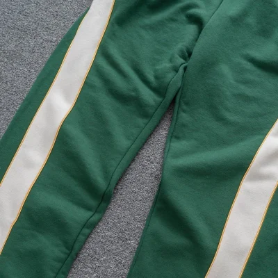 Штаны Rhude On A Yellow Elastic Band With White Stripes "Green" фото № 3