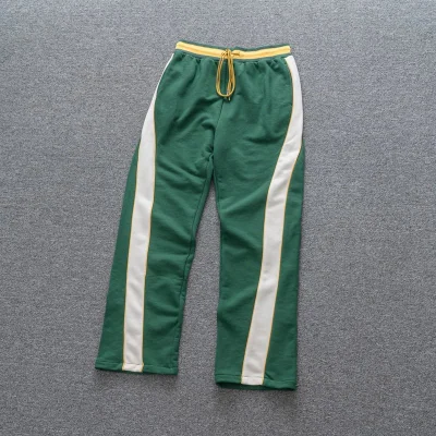 Штаны Rhude On A Yellow Elastic Band With White Stripes "Green" фото № 5