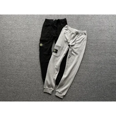 Штаны Stone Island With Pockets And Logo "Gray" фото № 3