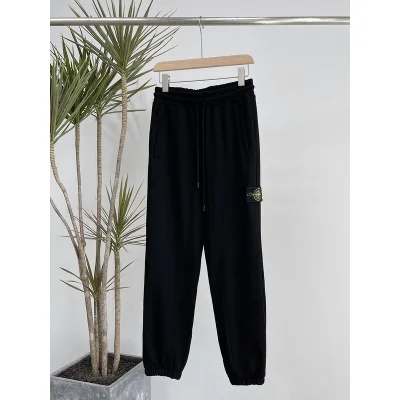 Штаны Stone Island With Logo Patch On The Side "Black" фото № 3