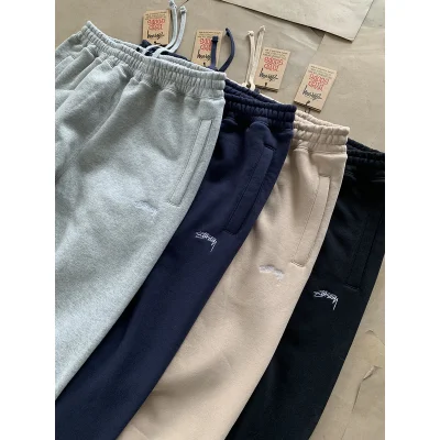 Штаны Stussy With Logo And Pocket "Gray" фото № 4