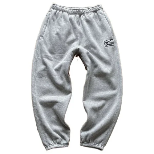 Штаны Stussy X Nike With Logos "Gray"