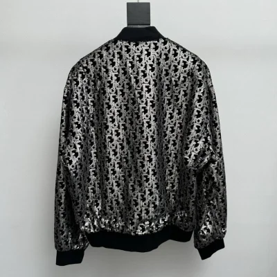 Бомбер Christian Dior Logos Dior Gray Rhinestones "Black" фото № 7 Бомбер Christian Dior Logos Dior Gray Rhinestones "Black" фото № 7