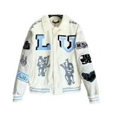 Бомбер Louis Vuitton Different Emblems "White/Cream"