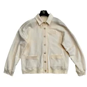 Бомбер Miu Miu Frontside Beige And Brown Logo Miu Miu "Beige"