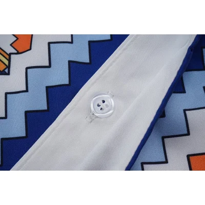 Рубашка Casablanca Zigzag Decoration "Orange" фото № 3