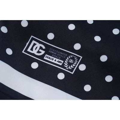 Рубашка Dolce Gabbana Dotted Print With Edge Stripes "Black" фото № 3