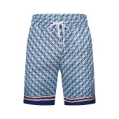 Шорты Gucci Pigtail Edge Decoration "Blue"