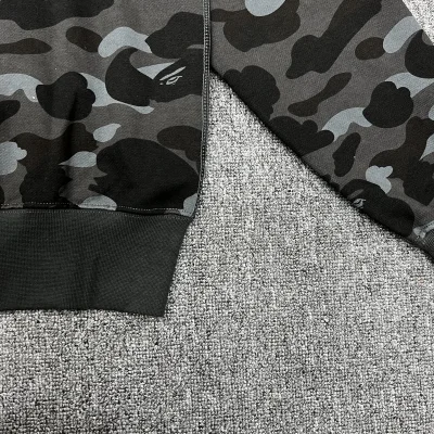 Худи A Bathing Ape Toothy Hood ZIP "Black/Blue" фото № 5