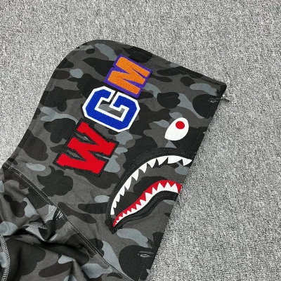 Худи A Bathing Ape Toothy Hood ZIP "Black/Blue" фото № 2