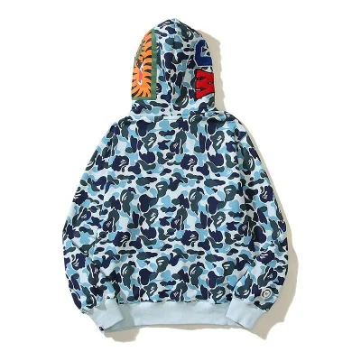 Худи A Bathing Ape Recklessness - ZIP "Blue" фото № 2