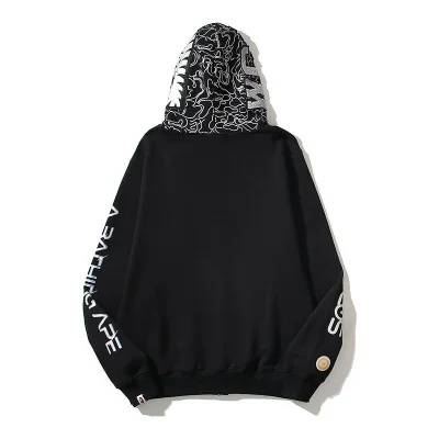 Худи A Bathing Ape Painted Hood ZIP "Black" фото № 2