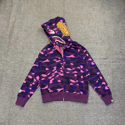 Худи A Bathing Ape Hood Mask ZIP "Violet" фото № 4