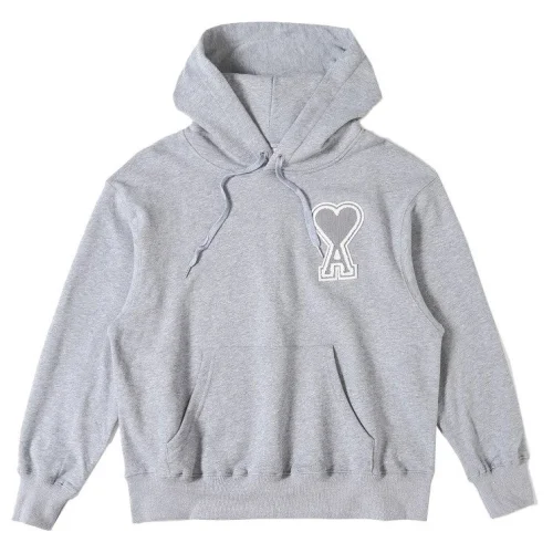 Худи Amiri Brand Logo With Edging "Gray"