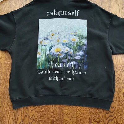 Худи Askyurself Camomile Field "Black" фото № 2