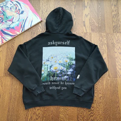 Худи Askyurself Camomile Field "Black" фото № 3