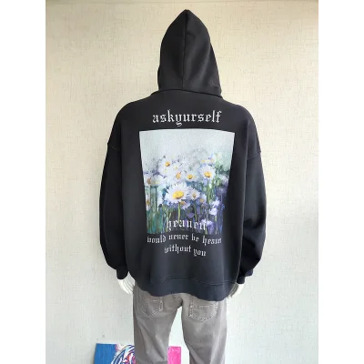 Худи Askyurself Camomile Field "Black" фото № 4