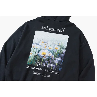 Худи Askyurself Camomile Field "Black" фото № 8