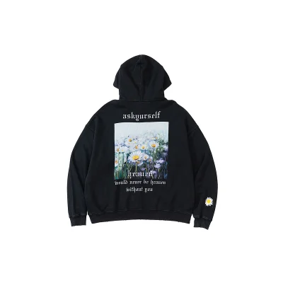 Худи Askyurself Camomile Field "Black" фото № 9