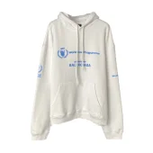 Худи Balenciaga WFP Logo "White"