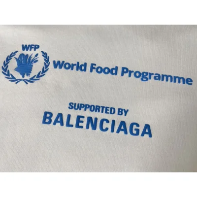 Худи Balenciaga WFP Logo "White" фото № 6
