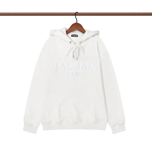 Худи Balmain Invisible Logo "White"