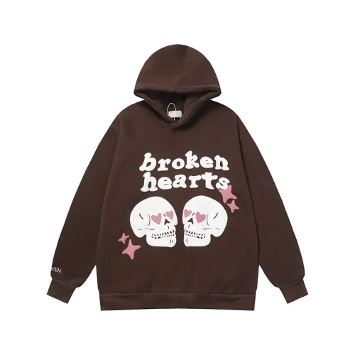 Худи Broken Planet Lovers Till Death "Brown"