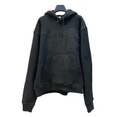 Худи Burberry Frontside Print Big Black Warrior On The Horse "Black"