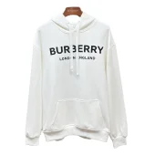 Худи Burberry White Frontside Logo London England "White"