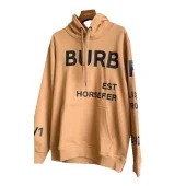 Худи Burberry Frontside Logo Est Horsefer London "Brown"