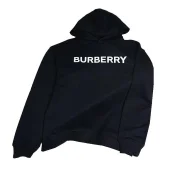 Худи Burberry Frontside Contrast Up Logo Burberry "Black"