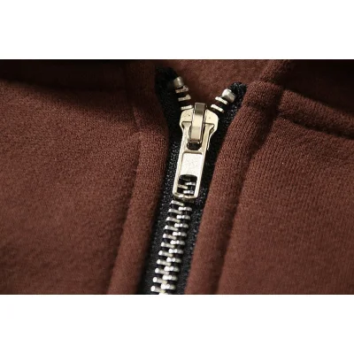 Худи Cactus Jack Merch X Four Caccus Live - ZIP "Brown" фото № 8