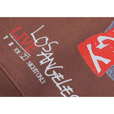 Худи Cactus Jack Merch Exclusive - Utopia "Brown" фото № 3